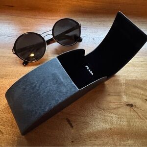Prada Round Sunglasses with Case